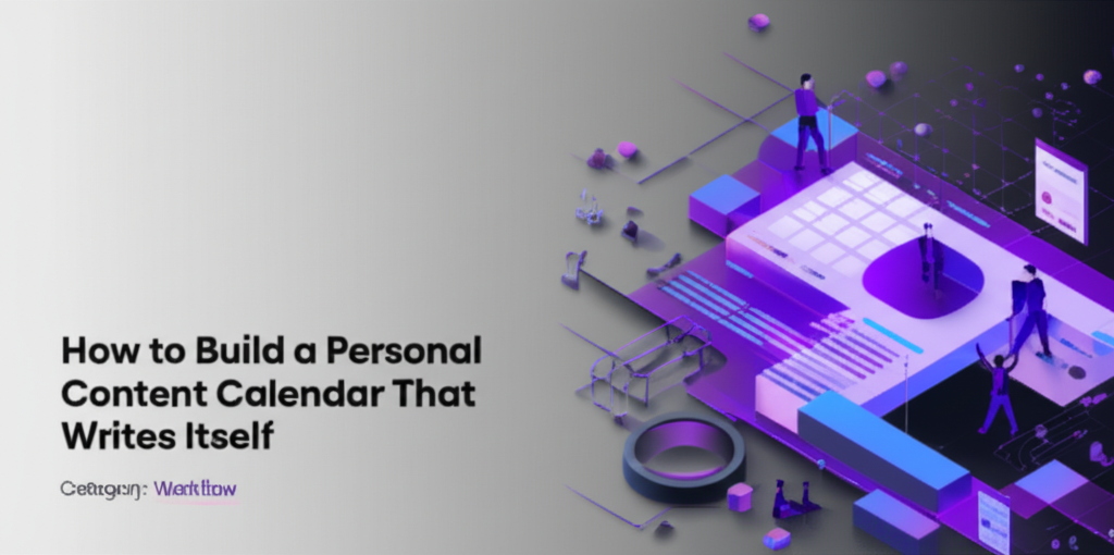 How to Build a Personal Content Calendar That Writes Itself
