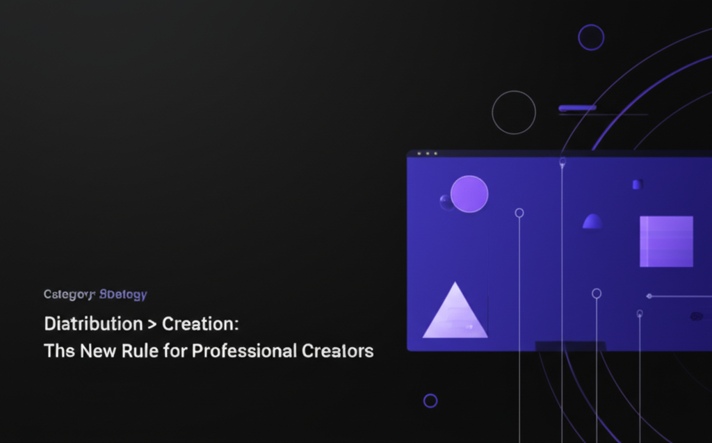 Distribution > Creation: The New Rule for Professional Creators
