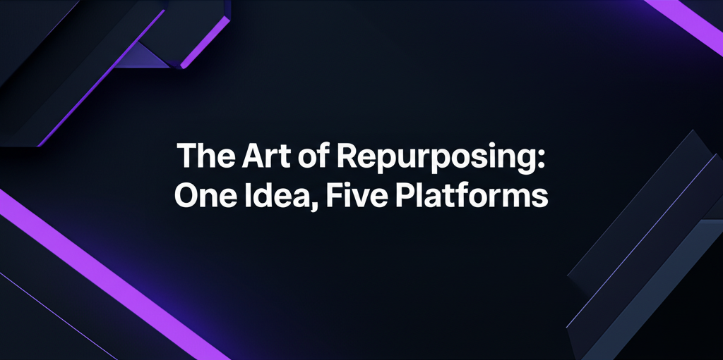 The Art of Repurposing: One Idea, Five Platforms